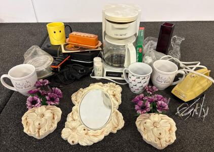 Coffee Lot- Cup Automatic Drip Coffeemaker, Mugs, Hand Mixer, Fast Cooker, and more