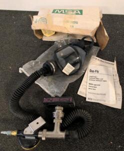 MSA Duo-Flo Supplied Air Respirator Kit, Full Face, Ultra Filter, Manuals, Box