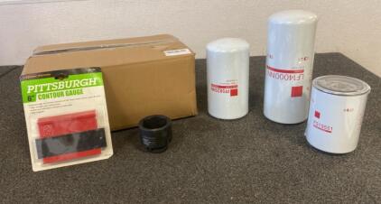 Car Cover for SUV or Sedan - Lube Filters - 6&rdquo; Contour Gauge - All Unused