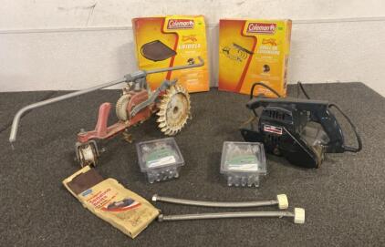 Sears Craftsman 3"x21" Belt Sander 315.11721, 7A, Corded, Inline Grip, USA, w/ Sanding Belts ( Powers On ) - Yard Watering Tractor- Coleman Griddle and Stove Grate and More