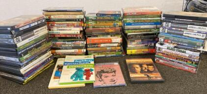 Large Mixed Lot of 65+ DVDs - Movies, TV, Educational, Collector Editions - Matrix, Lucy Show, More