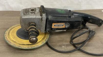 Craftsman 7" Angle Polisher/Grinder, Corded Electric, Vintage Heavy-Duty ( Powers On )
