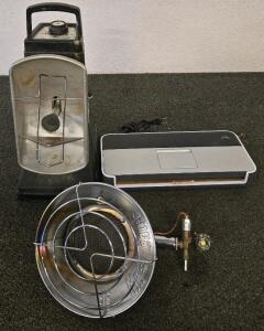 Coleman Focus 5 Propane Radiant Heater, Mr. Heater Head & Vacuum Sealer