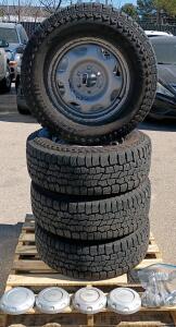 (4) Toyo Open Country LT265/70R17 All-Terrain Tires w/Ford 17&rdquo; Steel Wheels, Center Caps, Lug Nuts