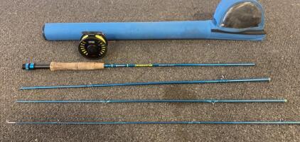 Redington Crosswater 9' 5wt 4-Piece Fly Rod & Reel Combo with Case