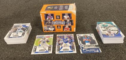 2023-24 Panini Contenders NFL Football Blaster Box, 40+Cards, Inserts, Stars, Opened w/Box. - Cooper Kuup - Josh Allen and More