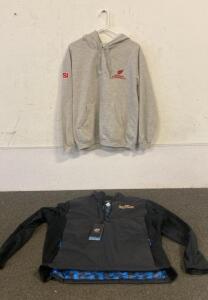XL Arizona Cardinals Hoody / LG Sun Moutain Light Pullover Jacket