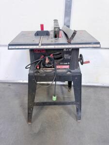 Craftsman 10-Inch Table Saw, Model 137.218780, 2.5 HP, Stand, Fence, Miter Gauge, 120V, RDQ1008