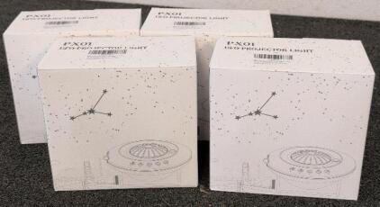 PX01 UFO Projector Light, LED Galaxy Star Night Lamp, Touch Control, Barcode X004PLP5TH, Boxed