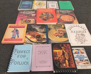 Lot of 15 Vintage & Community Cookbooks - Betty Crocker, Kenmore, Foxworthy, WA State, Spiral Bound