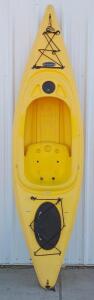 Perception Swifty 9.5 Kayak, Sit-In, Yellow, 9.5 ft, Stern Hatch, Bow/Stern Bungees, Single Seat