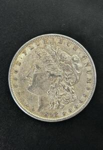 1898 Morgan Silver Dollar &ndash; Philadelphia Mint, 90% Silver, Circulated, Classic American Coin