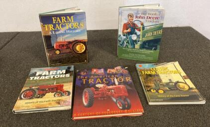 5 Tractor Book Lot &ndash; John Deere Encyclopedia, Classic Farm Tractors History, American Tractor Guide