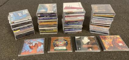 Large 52-CD Classic Rock & Pop Collection &ndash; Elton John, Lynyrd Skynyrd, Santana, Billy Joel
