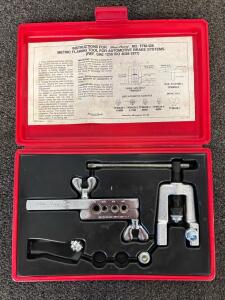 Blue Point TFM-428 Metric Flaring Tool Kit, Milwaukee 1/2" Drill, Black+Decker 3/8" Drill, And Air Chisel (Power Tools Twated and Function)
