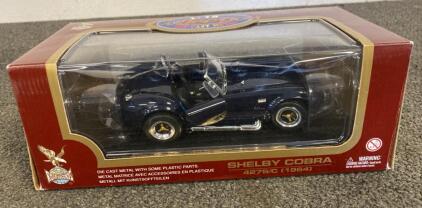 Road Legends 1:18 Shelby Cobra 427S/C (1964) Die-Cast Model Car No. 92058, Dark Blue, Boxed