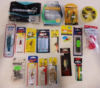 Lot of Assorted Fishing Lures & Equipment