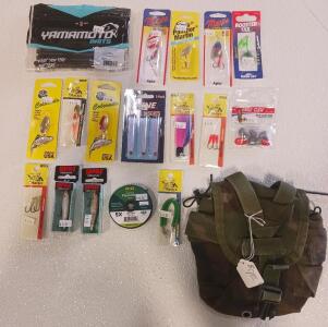 Lot of Assorted Fishing Lures & Equipment