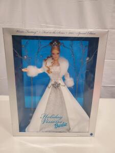 Mattel Holiday Visions Barbie Winter Fantasy 2003 Special Edition First in Series, New in Box