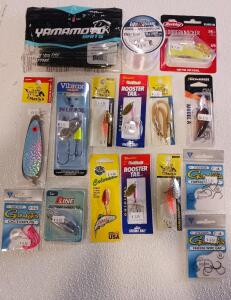 Lot of Assorted Fishing Lures & Equipment