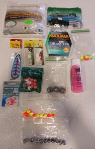 Lot of Assorted Fishing Lures & Equipment