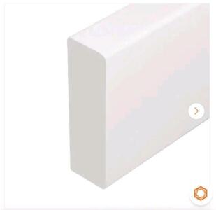 Royal Mouldings 9975 Craftsman 2-1/4 in x 96 in White PVC Casing Trim Boards, Qty 2