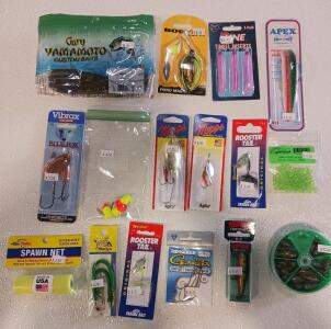 Lot of Assorted Fishing Lures & Equipment