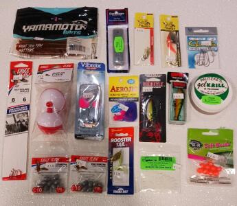 Lot of Assorted Fishing Lures & Equipment