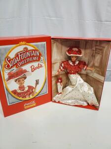 Soda Fountain Sweetheart Barbie, Coca-Cola Collector Edition, 1996, Mattel #15601, NRFB