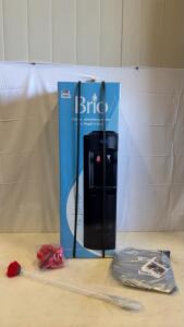 Brio CL520 Top-Load Water Dispenser, Black, Hot & Cold, Energy Star, Child Safety Lock, New in Box & More