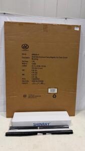 U Brands 30x40 Slim Aluminum Magnetic Dry Erase Board Corner Mount, Painted Steel Surface & More