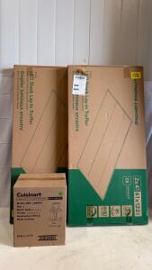 2 Lithonia STAKS 2x4 LED Troffers, 4000&ndash;6000 lm 120&ndash;277V + Cuisinart DFP-14BCNY 14-Cup Processor
