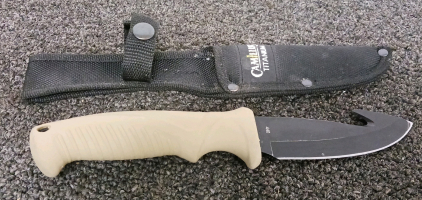 10" Camillus Titanium Knife with Sheath