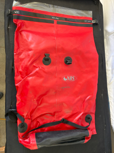 NRS Bill's Bag 107L Expedition Dry Bag, Red, With Backpack Harness & Storage Sleeve