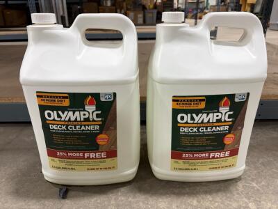 Olympic Premium Deck Cleaner 2.5 Gallons, Up to 750 Sq. Ft. Coverage, Concrete & Composite Safe