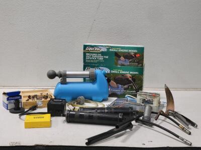 Tools Lot! LiquidVac Oil Vacuum, Intermatic, ShopperTrak, (4) New (Opened) Tissue Paper & More!