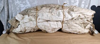 (1) Large Canvas Canopy For Construction Equipment