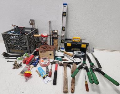 Assorted Tools, Supplies, And Car Tools