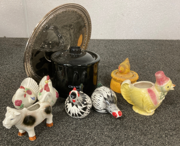 Little Dipper Crockpot, Chicken-Themed Kitchenware, & Platter