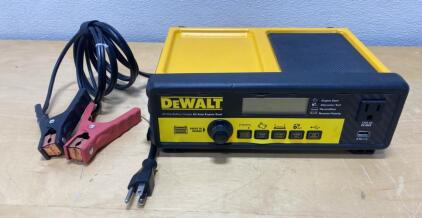 DEWALT 30A Battery Charger 80A Engine Start, 12V, USB, AC Outlet, Alternator Test, Recondition- Powers On
