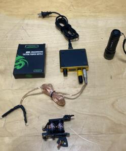 Dragonhawk Tattoo Machine - and Lepro Flashlight- Both Power On