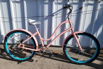 (Pink) 26" Hyper Commute Cruiser Bike