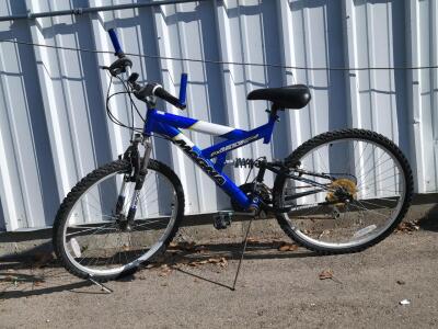 MAGNA 2x Suspension Blue Mountain Bike, 26"