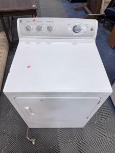 GE Electric Dryer, Model DRSR495EG6WW, 6.0 cu ft, 27", 4 Heat Settings, Serial GS710768A