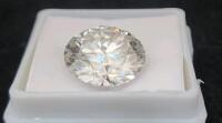 (1) 7.20Ct Exellent Round Brilliant Diamond Gemstone W/ Gem Identification Card - 5