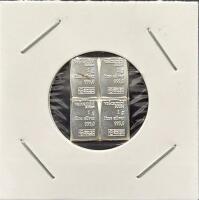Valcambi Suisse 4x1g Fine Silver CombiBar 999.0 - Divisible Bullion Bars, Switzerland