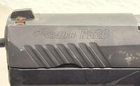 SIG Sauer P320 .40 S&W/.357 SIG Semi-Auto Pistol, Serial 58C200495, 1 Mag - 6