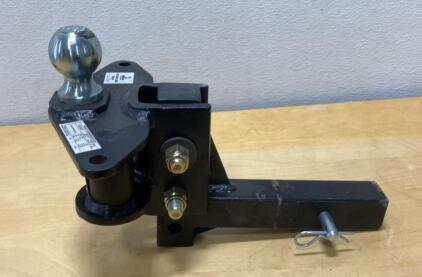 Husky Round Bar Weight Distribution Hitch Head, 2-5/16" Ball, 1,200 lbs TW, 2" Receiver