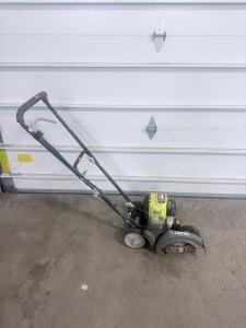 Ryobi E430 4-Cycle Gas Lawn Edger, 29cc Engine, 8" Blade, Manual Push, Recoil Start