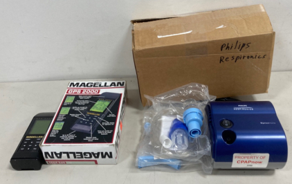 Magelllan GPS 2000 And Philips Reapironics